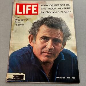 Vintage 1969 LIFE Magazine Woodstock Rock Festival Norman Mailer See Descr